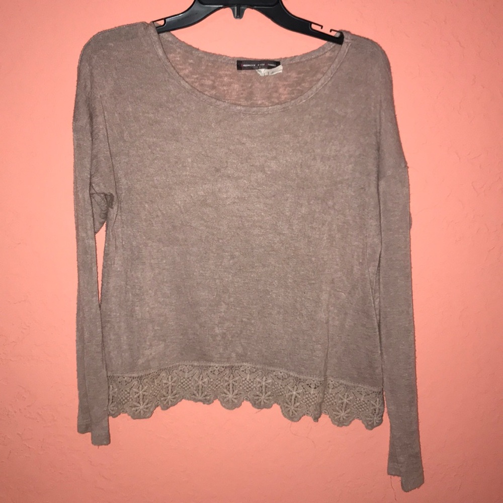 Mauve long sleeve shirt